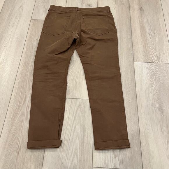Everlane Men's Dark Brown Straight Khaki Pants Size 32x30 - Picture 9 of 9